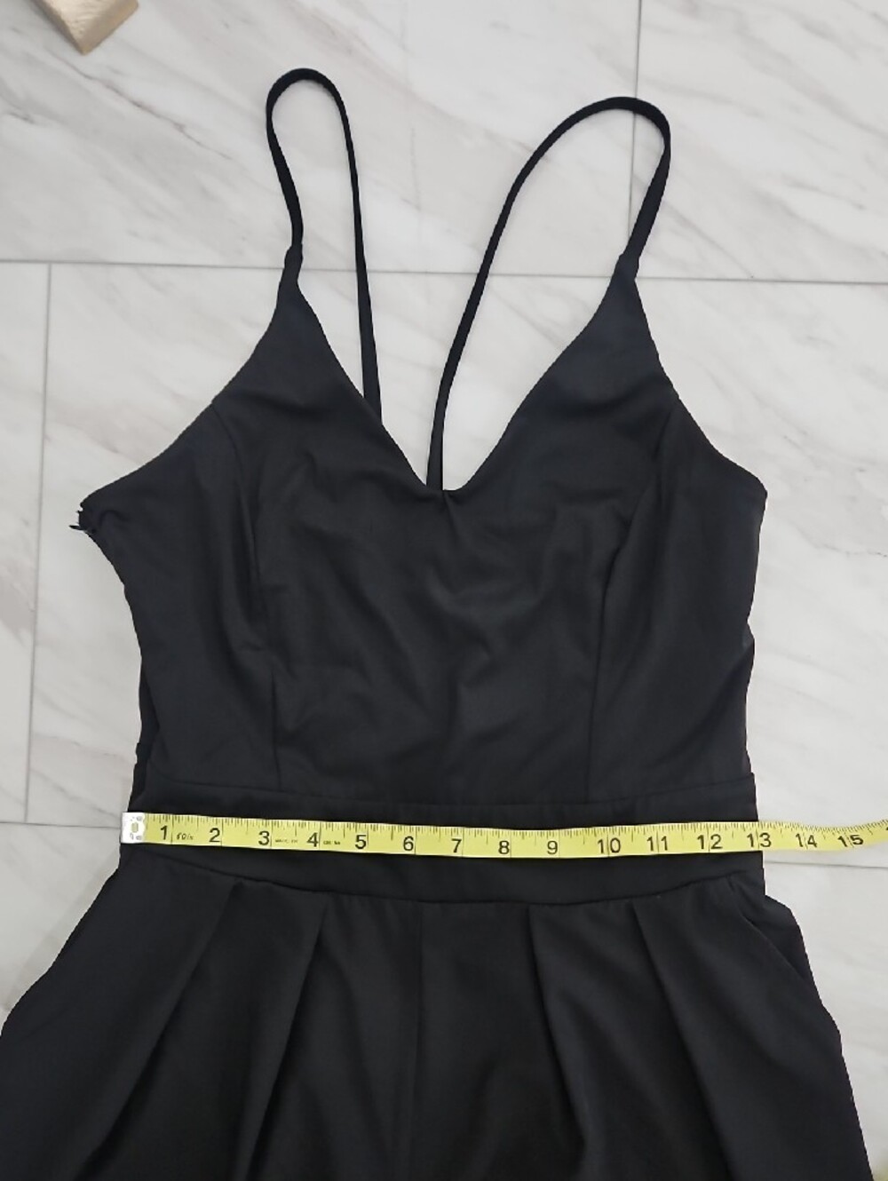 Halara Black Wide-Leg Jumpsuit with Spaghetti Straps - Picture 3 of 6